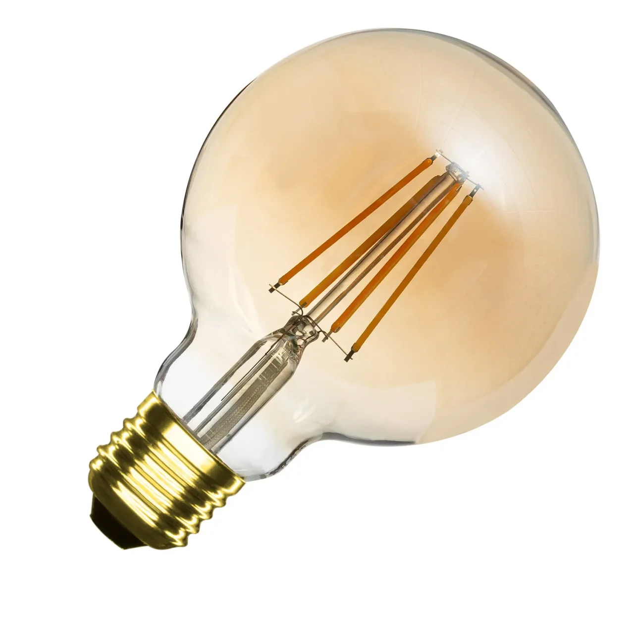 Ampoule LED E27 Dimmable Filament Gold Planet G95 6W