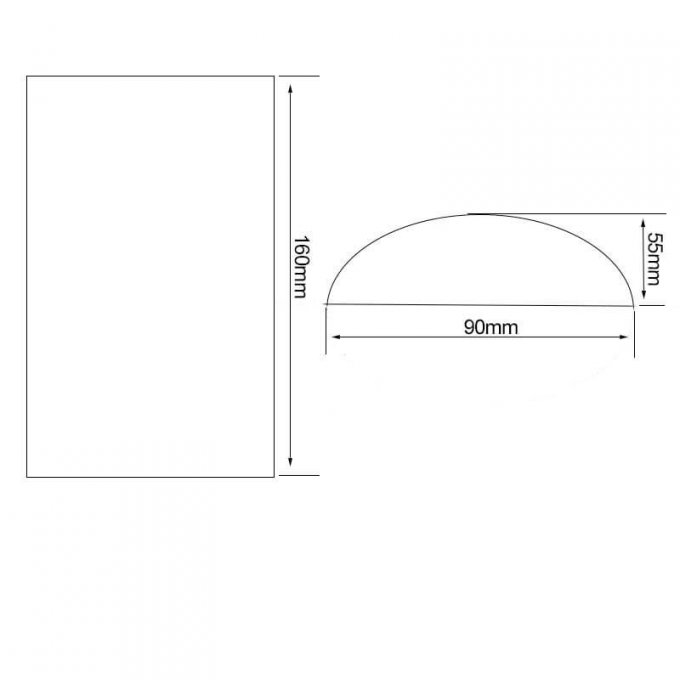 Applique murale LED 12W CANNES double éclairage extérieur  IP54