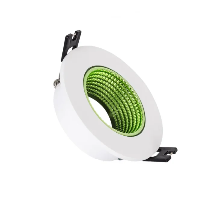 Collerette Downlight Ronde Orientable pour Ampoule LED GU10/GU5.3 plusieurs coloris