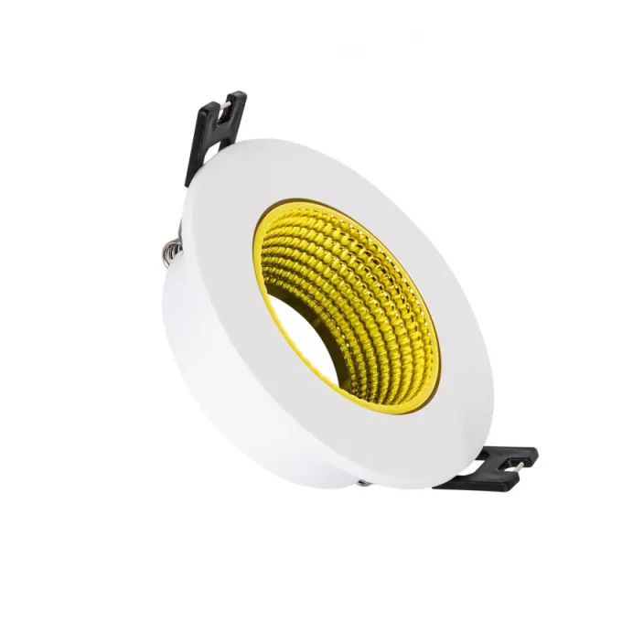 Collerette Downlight Ronde Orientable pour Ampoule LED GU10/GU5.3 plusieurs coloris