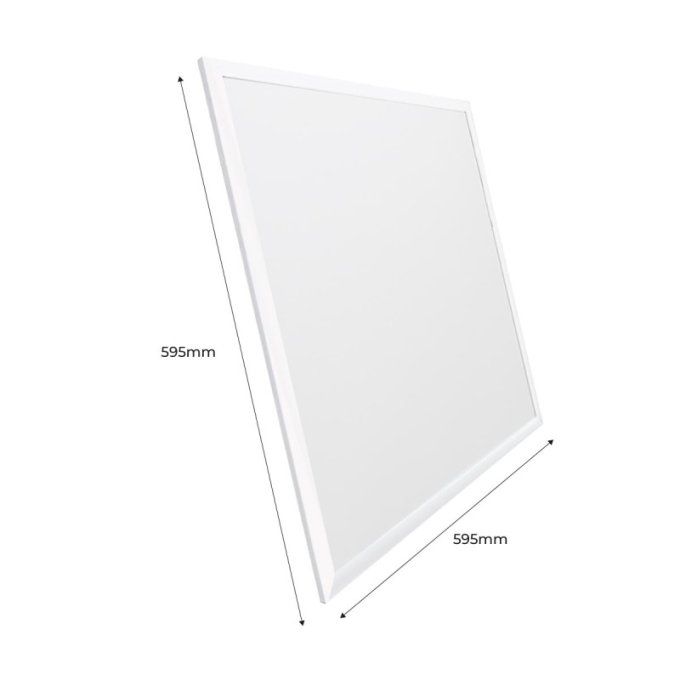 Dalle LED plat CCT dimmable avec télécommande - 60x60cm - 40W