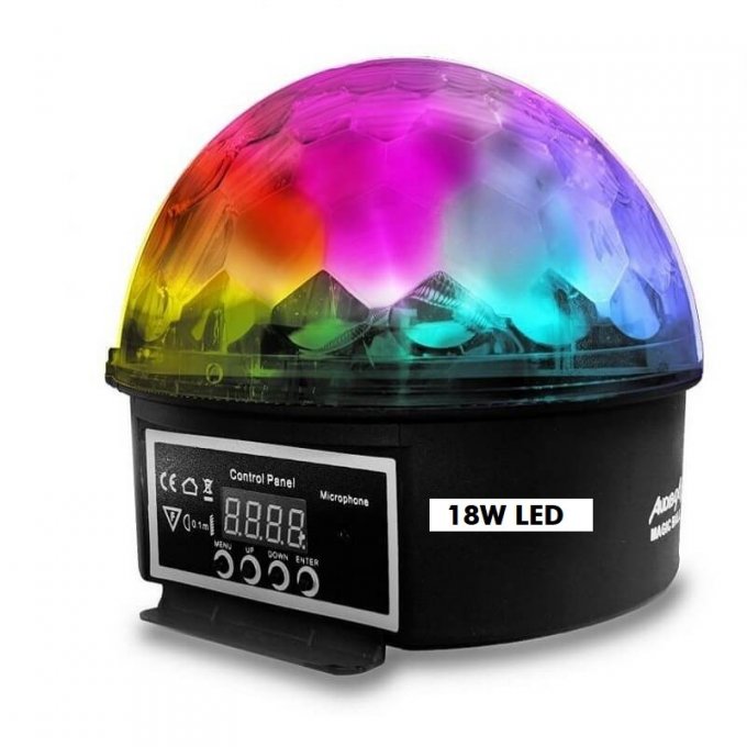 Boule Magique Disco LED 18W DMX