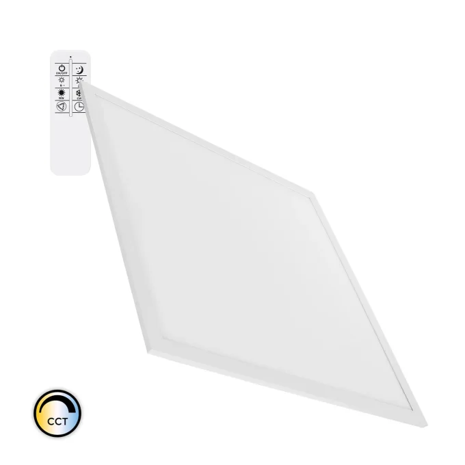 Dalle LED plat CCT dimmable avec télécommande - 60x60cm - 40W