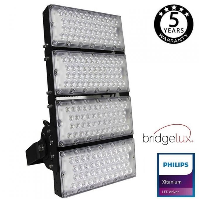 Projecteur LED 480W MATRIX Bridgelux Chip - 240Lm/W - 40º